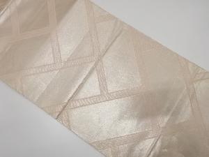 アンティーク　桧垣模様織り出し全通袋帯（着用可）